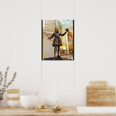 Seville Conquistador Statue Poster (Küche)