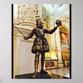 Seville Conquistador Statue Poster (Vorne)