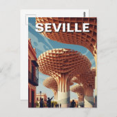Seville Metropol Parasol Postcard Postkarte (Vorne/Hinten)