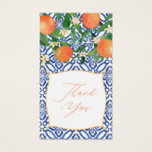 Seville Orange Wedding - Positano Blue - Gefallen  (Vorderseite)