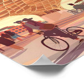 Seville Print Sevilla Illustration Las Setas Print Poster (Ecke)