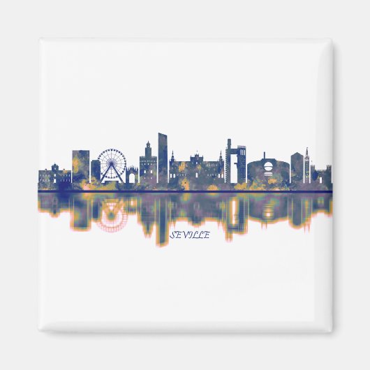 Seville Skyline Magnet (Vorne)