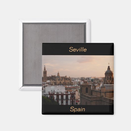 Seville Spain Magnet (Vorderseite/Rückseite)