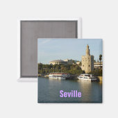 Seville Spain-Magnet Magnet (Vorderseite/Rückseite)