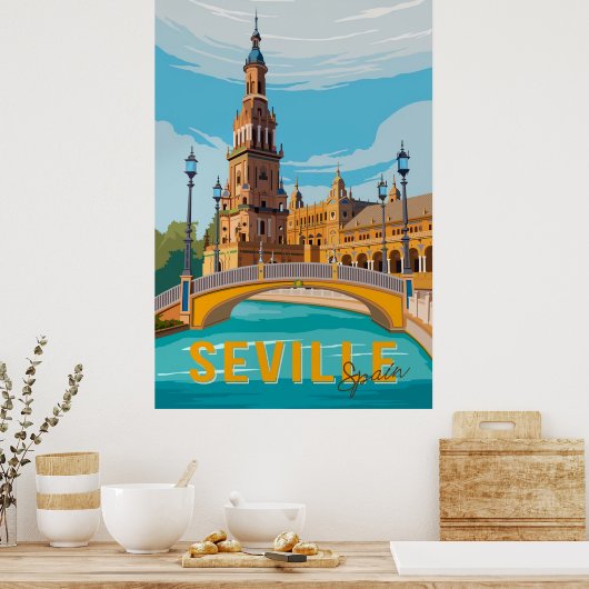 Seville, Spain Poster (Küche)