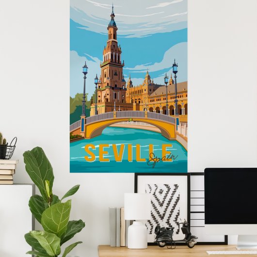 Seville, Spain Poster (Heimbüro)