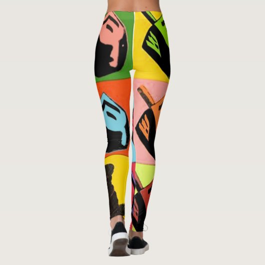 Sevivon Pop Art Leggings (Rückseite)