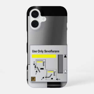 Sevofluran-Verdampfer-Anästhesie iPhone 16 Hülle