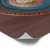 Sevres bleu celeste coffee cup and saucer, c.1780 poster (Ecke)