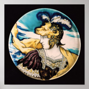 Sevres Teller, nach Giulio Romano Poster