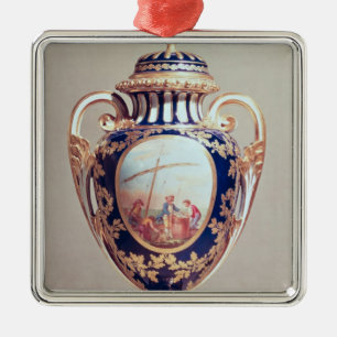 Sevres Vase, Mitte des 18. Jahrhunderts Ornament Aus Metall