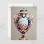 Sevres Vase, Mitte des 18. Jahrhunderts Postkarte (Vorne/Hinten)
