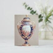 Sevres Vase, Mitte des 18. Jahrhunderts Postkarte (Stehend Vorderseite)