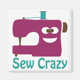 Sew Crazy Magnet