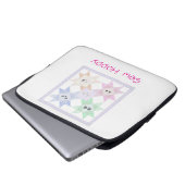 Sew Happy Laptop-Hülle Laptopschutzhülle (Vorne Knopf)