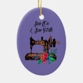 Sew on and Sew Forth Keramik Ornament (Hinten)