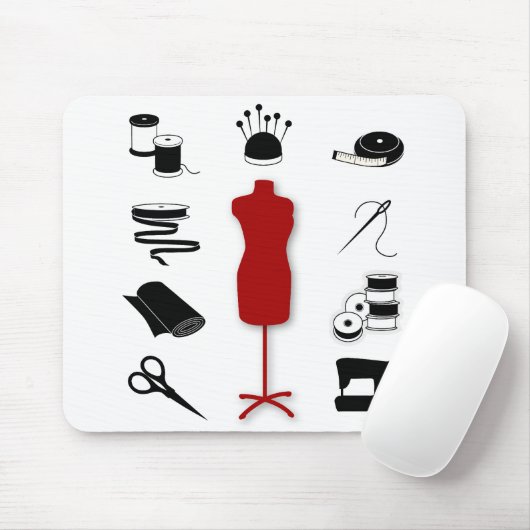 Sew Right Mousepad (Mit Mouse)