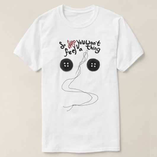 Sew the Buttons T-Shirt (Design vorne)