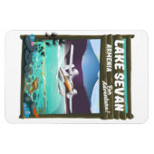 Sewan Armenien Vintages Reiseplakat Magnet (Horizontal)