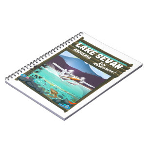 Sewan Armenien Vintages Reiseplakat Notizblock