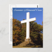 Sewanee Memorial Cross, TN Post Card Postkarte (Vorne/Hinten)