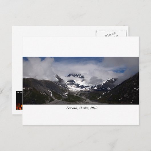 Seward, Alaska, 2010 Postkarte (Vorne/Hinten)