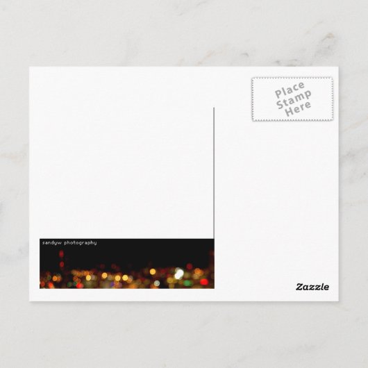 Seward, Alaska, 2010 Postkarte (Rückseite)