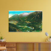 Seward, Alaska Gebiet Berühmte Bahnstrecke Leinwanddruck (Insitu (Wohnzimmer))