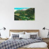 Seward, Alaska Gebiet Berühmte Bahnstrecke Leinwanddruck (Insitu (Schlafzimmer))