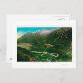 Seward, Alaska Gebiet Berühmte Bahnstrecke Postkarte (Vorne/Hinten)