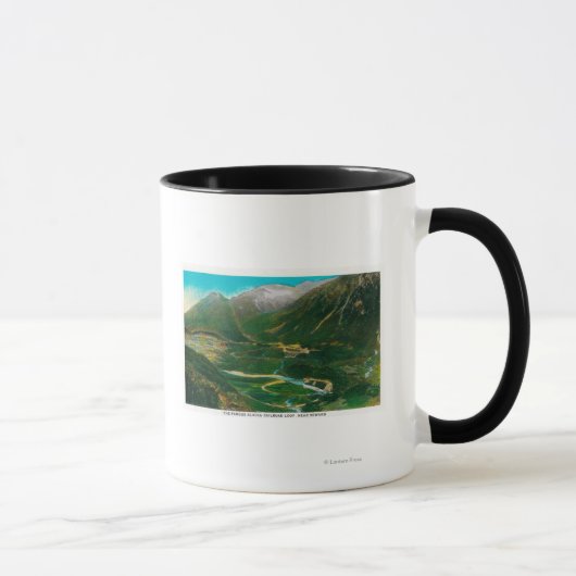 Seward, Alaska Gebiet Berühmte Bahnstrecke Tasse (Rechts)