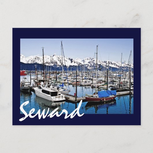 Seward, Alaska, USA Postkarte (Vorderseite)