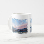 Seward Alaska Watercolor-Kaffee-Tasse Kaffeetasse (Vorderseite Links)