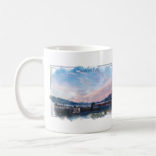 Seward Alaska Watercolor-Kaffee-Tasse Kaffeetasse