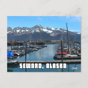 Seward Boat Harbour 2 - Postkarte