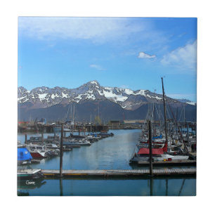 Seward Boat Harbour - Kleine Keramik Fliese