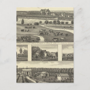 Seward Farms, Nebraska Postkarte