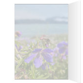 Seward Geranium - 5" x 7" Art Card (Innen (Links))