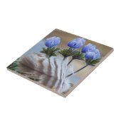 Seward Halbinsel, Alaska, Arktische Wildblumen Fliese (Seite)