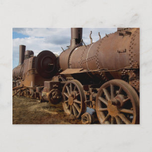 Seward Halbinsel, Alaska, Zug nach Nirgendwo Postkarte