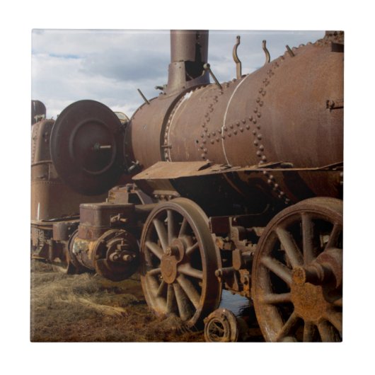 Seward Halbinsel, Alaska, Zug zu nirgendwo Fliese (Vorderseite)