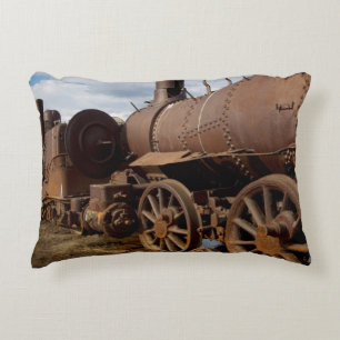 Seward Halbinsel, Alaska, Zug zu nirgendwo Zierkissen