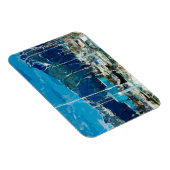 Seward Harbour Alaska Abstrakter Impressionismus Magnet (Rechte Seite)