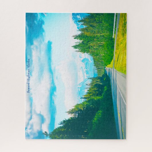 Seward Highway Alaska Puzzle (Vertikal)