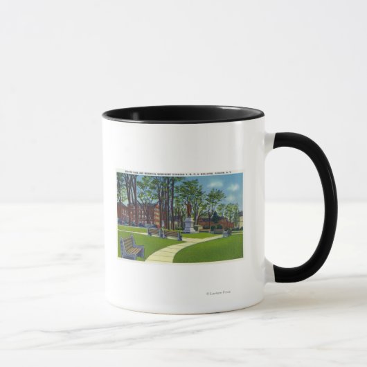 Seward Park Denkmal Ansicht YMCA Tasse (Rechts)