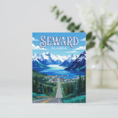Seward USA Postkarte (Stehend Vorderseite)