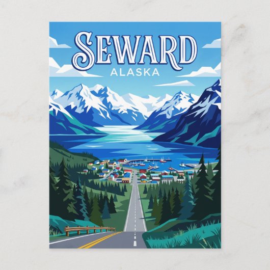 Seward USA Postkarte (Vorderseite)