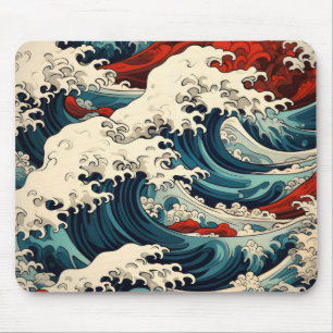 Sewaves Ukiyo-e Mousepad