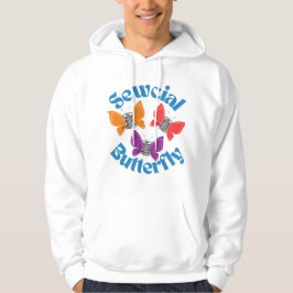 Sewcial Butterfly Hooded Sweatshirt