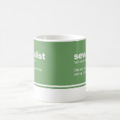 Sewcialist Funny Sewing Modern Typografy Coffee Kaffeetasse (Mittel)